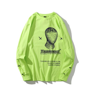 Black/Green Long Sleeve